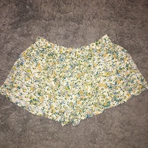 Floral Printed Flowy Shorts